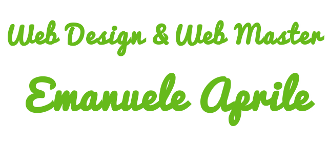 Web Design Web Master Emanuele Aprile